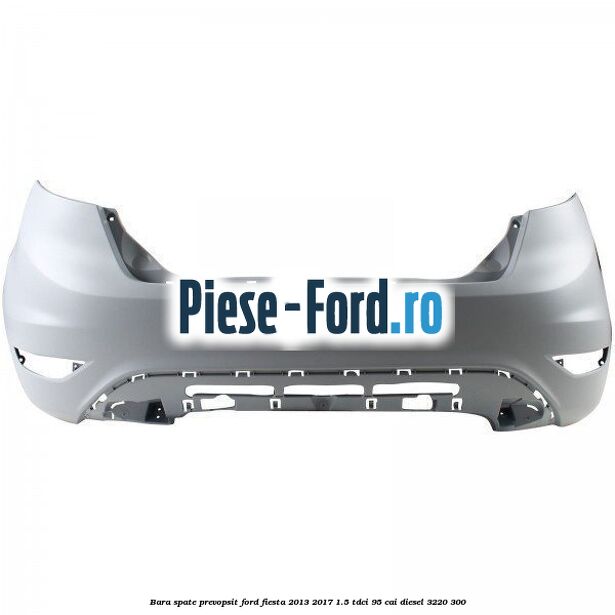 Acoperire carlig de remorcare bara spate ST line Ford Fiesta 2013-2017 1.5 TDCi 95 cai diesel